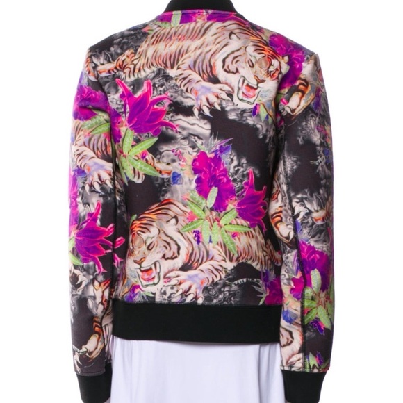 Diesel Vibrant Women's Jacket with Tiger Print size S NWT - Picture 2 of 2